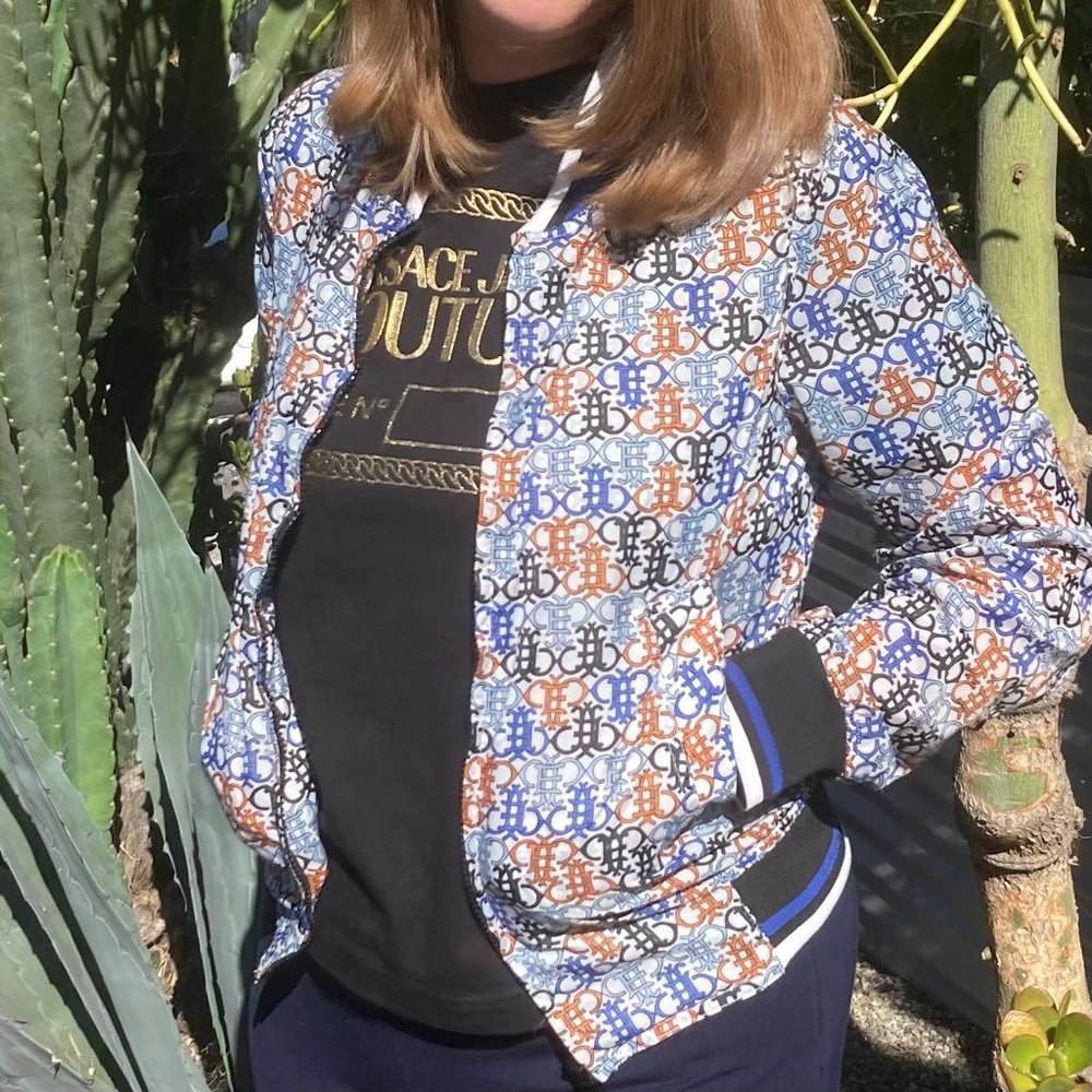Emilio Pucci Logo Printed Bomber Jacket Multicolor - Picture 3 of 17